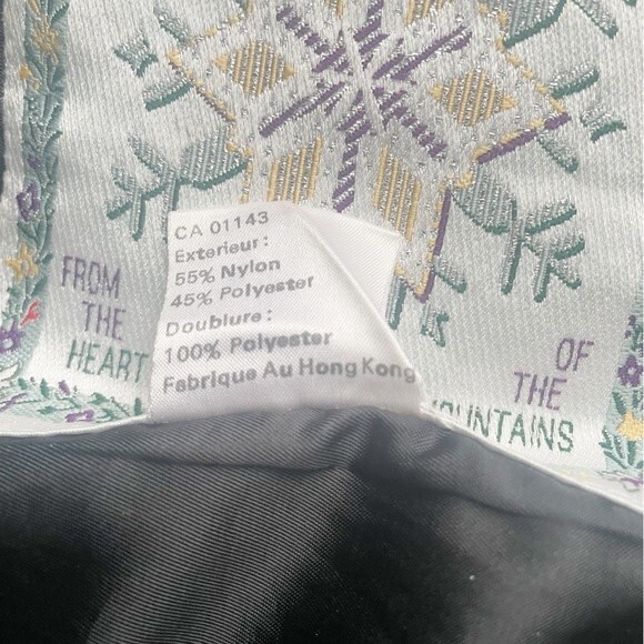 Vintage Obermeyer Metallic Blue Green Penelope Hooded Ski Jacket Size Large - Picture 10 of 11